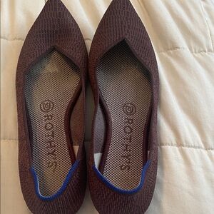 Rothy's Women's Brown and Blue Flats